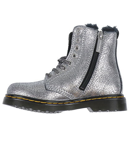 Dr. Martens Winter Boots - 1460 Serena J - Silver