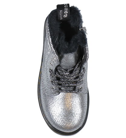 Dr. Martens Winter Boots - 1460 Serena J - Silver