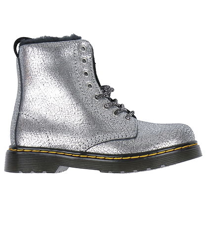 Dr. Martens Winter Boots - 1460 Serena J - Silver