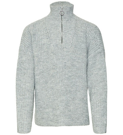 Vero Moda Girl Blouse - Knitted - VmPernilla - Light Grey Melang
