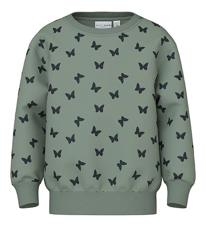 Name It Sweatshirt - Noos - NmfDavina - Lily Pad/Bow Tie Name It Sweatshirt - Noos - NmfDavina - Lily Pad/Bow Tie