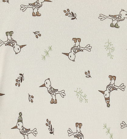 Joha Dress - Bamboo - Beige w. Birds Joha Dress - Bamboo - Beige w. Birds