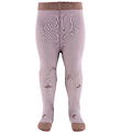 Hust and Claire Tights - Frankie - Purple Dove w. Flower