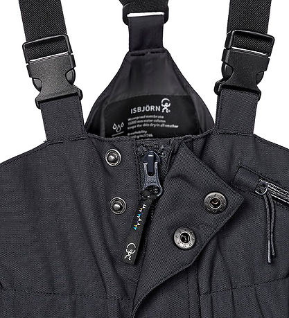 Isbjörn of Sweden Ski Pants w. Suspenders - Powder - Black