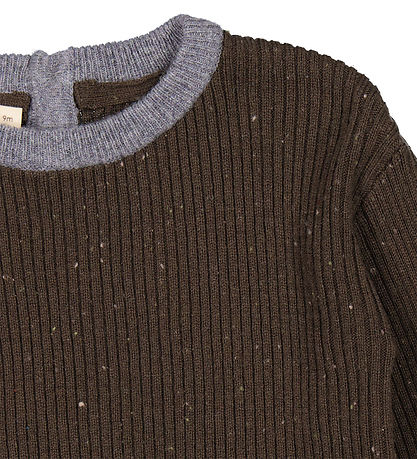 MarMar Blouse - Wool - Rib - Toro - Nori Green Nebs
