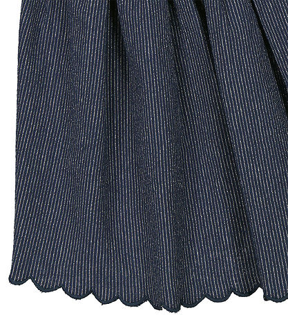 MarMar Skirt - Sana Scallop - Blue/White Striped