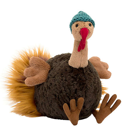 Jellycat Soft Toy - 14x29 cm - Theo Turkey Jellycat Soft Toy - 14x29 cm - Theo Turkey