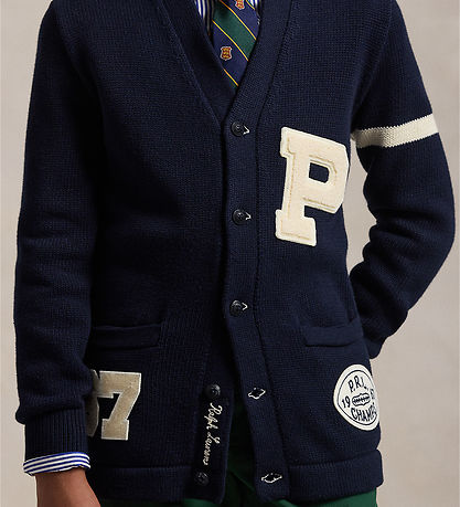 Polo Ralph Lauren Cardigan - Knitted - Navy Polo Ralph Lauren Cardigan - Knitted - Navy