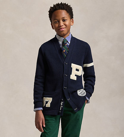 Polo Ralph Lauren Cardigan - Knitted - Navy Polo Ralph Lauren Cardigan - Knitted - Navy