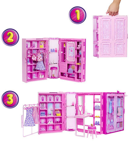 Barbie Leksaker - Mode Fun Dream Garderob