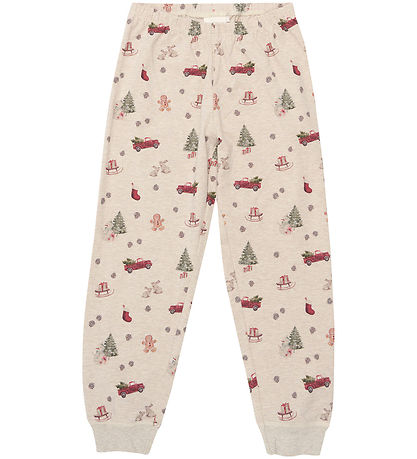 Minymo Pyjama Set - Brown Melange Minymo Pyjama Set - Brown Melange