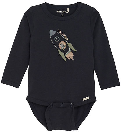 Minymo Samfella L/æ - Dark Dökkblátt Minymo Samfella L/æ - Dark Dökkblátt