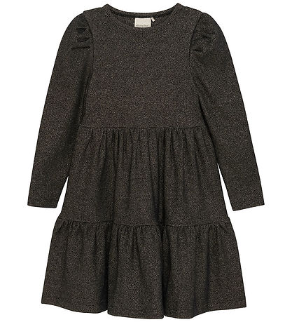 Minymo Jurk - Rib - Glitter - Tik op Schoen