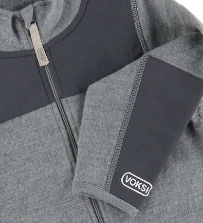 Voksi Fleece Jacket - Wool - Grey Melange