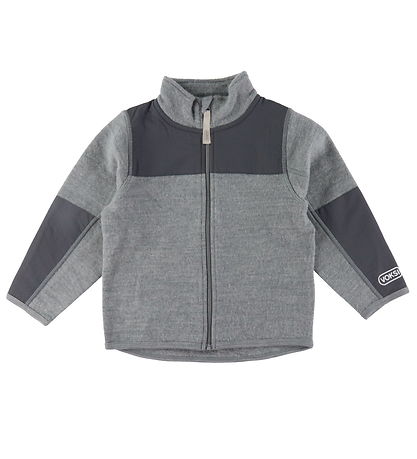 Voksi Fleece Jacket - Wool - Grey Melange Voksi Fleece Jacket - Wool - Grey Melange