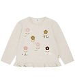 Hust and Claire Blouse - Ajna - Wheat Melange m. Bloemen Hust and Claire Blouse - Ajna - Wheat Melange m. Bloemen