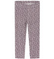 Hust and Claire Leggings - Waffle Fabric - Lamia - Gray Lilac w. Hust and Claire Leggings - Waffle Fabric - Lamia - Gray Lilac w.