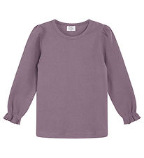 Hust and Claire Blouse - Rib - Amma - Dark Plum