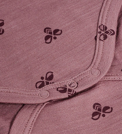 Hummel Bodysuit L/Æ - HmlBambo - Twilight Mauve