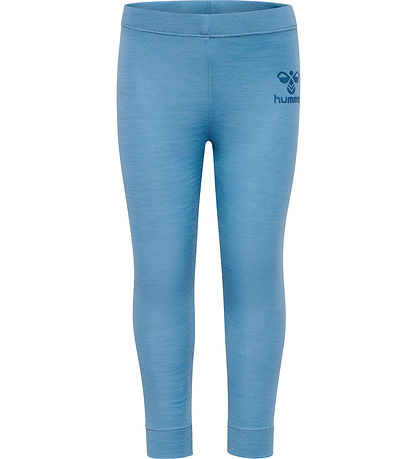 Hummel Leggings - Wool - HmlWolly - Blue Shadow Hummel Leggings - Wool - HmlWolly - Blue Shadow