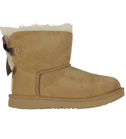 UGG Teddy Boots - K Mini Bailey Bow ll -Chestnut
