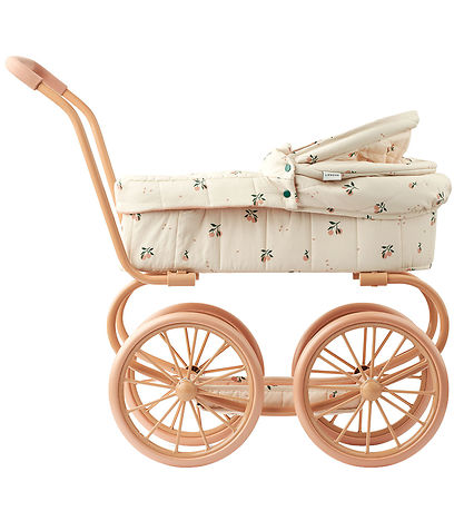 Liewood Doll Stroller - Adaline Doll Pram - Peach/Sea Shell