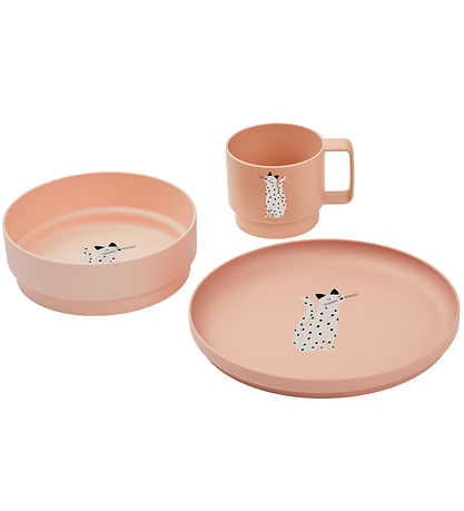 Liewood Dinner Set - 3-Parts - Archi - CAT/Tuscany Rose