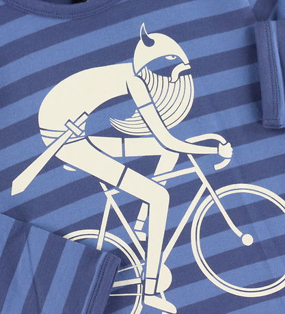 Danefæ Blouse - Danenorthpole - Grey Marine/Cold Blue Biking Vik Danefæ Blouse - Danenorthpole - Grey Marine/Cold Blue Biking Vik