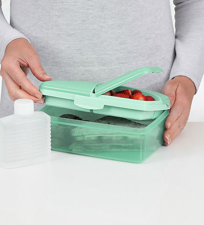 Sistema Lunchbox - Slimline Quaddle - 1.5 L - Apple Mint Green Sistema Lunchbox - Slimline Quaddle - 1.5 L - Apple Mint Green