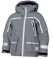 Ildhu Winter Coat - Norly - Light Grey w. Glow-In-The-Dark Refle