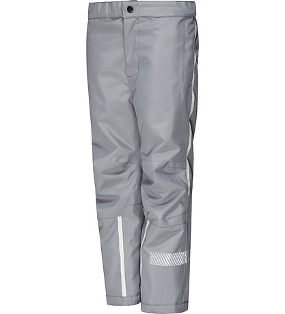 Ildhu Ski Pants - Norly - Light Grey w. Glow-In-The-Dark Reflect