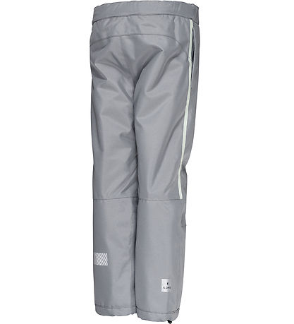 Ildhu Ski Pants - Norly - Light Grey w. Glow-In-The-Dark Reflect
