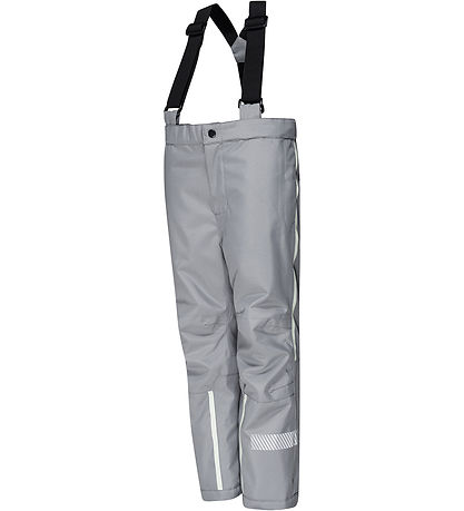 Ildhu Ski Pants - Norly - Light Grey w. Glow-In-The-Dark Reflect