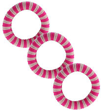 By Stær Hair Tie - 3-Pack - Ea - Pink/Pink Striped