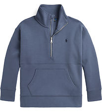 Polo Ralph Lauren Blouse w. Zipper - Navy Polo Ralph Lauren Blouse w. Zipper - Navy