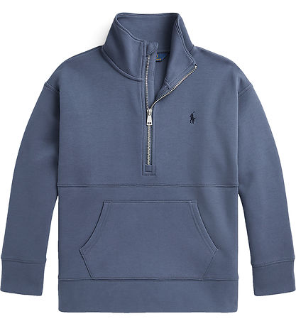 Polo Ralph Lauren Blouse w. Zipper - Navy Polo Ralph Lauren Blouse w. Zipper - Navy