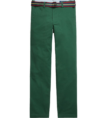 Polo Ralph Lauren Trousers - Bedford - Green w. Belt