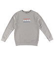 Vans Sweatshirt - Half Box - Cement Heather Vans Sweatshirt - Half Box - Cement Heather
