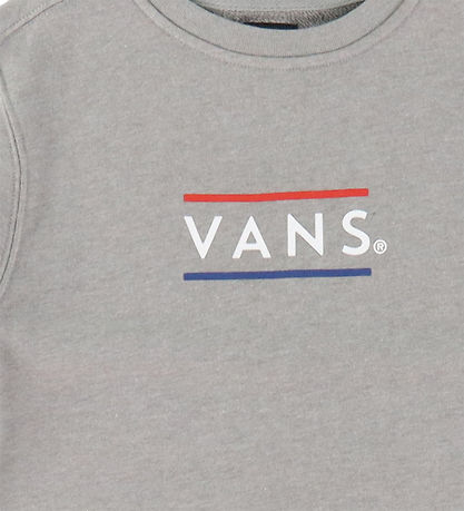 Vans Sweatshirt - Half Box - Cement Heather Vans Sweatshirt - Half Box - Cement Heather