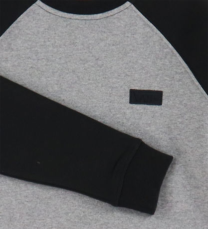 Vans Sweatshirt - Core Basic Raglan - Black/Cement Heather