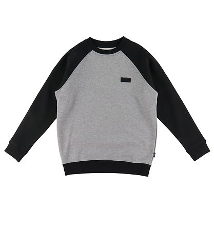 Vans Sweatshirt - Core Basic Raglan - Black/Cement Heather