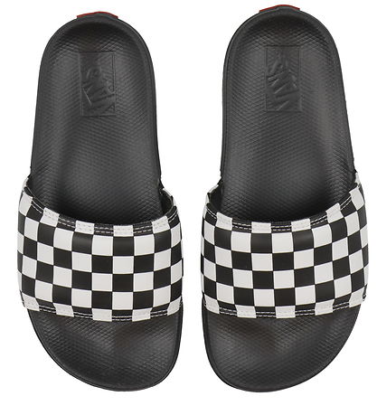 Vans 아쿠아 샌들 - 라 코스타 슬라이드 - 체커보드 - 트루 화이트/소