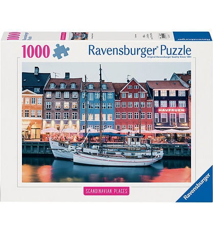 Ravensburger Puslespill - 1000 Brikker - Copenhagen Denmark