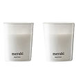 Meraki Scented candles - 2-Pack - 2x60g - White Garden Meraki Scented candles - 2-Pack - 2x60g - White Garden