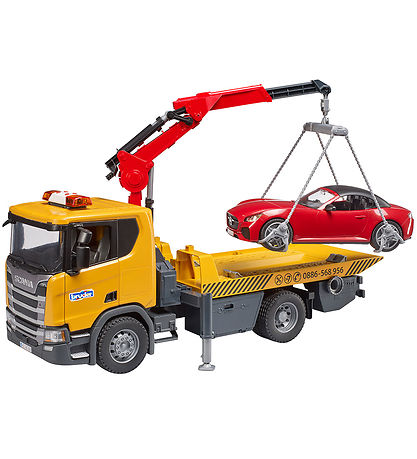 Bruder Truck - Scania Super 560R Roadside Assistance w. Roadster