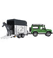 Bruder Car - Land Rover Defender w. Horse trailer - 02592 Bruder Car - Land Rover Defender w. Horse trailer - 02592