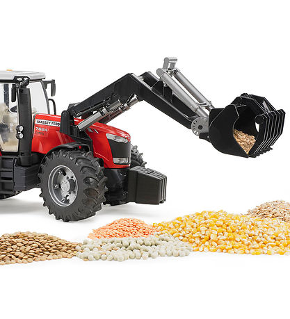Bruder Tractor - Massey Ferguson 7624 w. Front loader - 03047