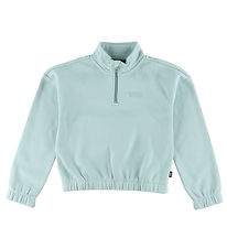 Vans Sweatshirt - Half Zip Mock - Grau Mist Vans Sweatshirt - Half Zip Mock - Grau Mist