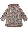 Hust and Claire Winter Coat - HCObina - Pale Lilac w. Flowers Hust and Claire Winter Coat - HCObina - Pale Lilac w. Flowers