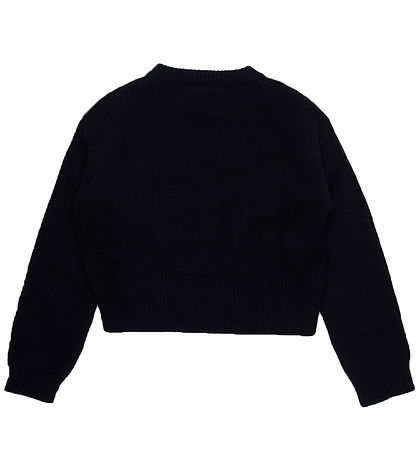 Marni Blouse - Cropped - Wool/Nylon - Black w. White